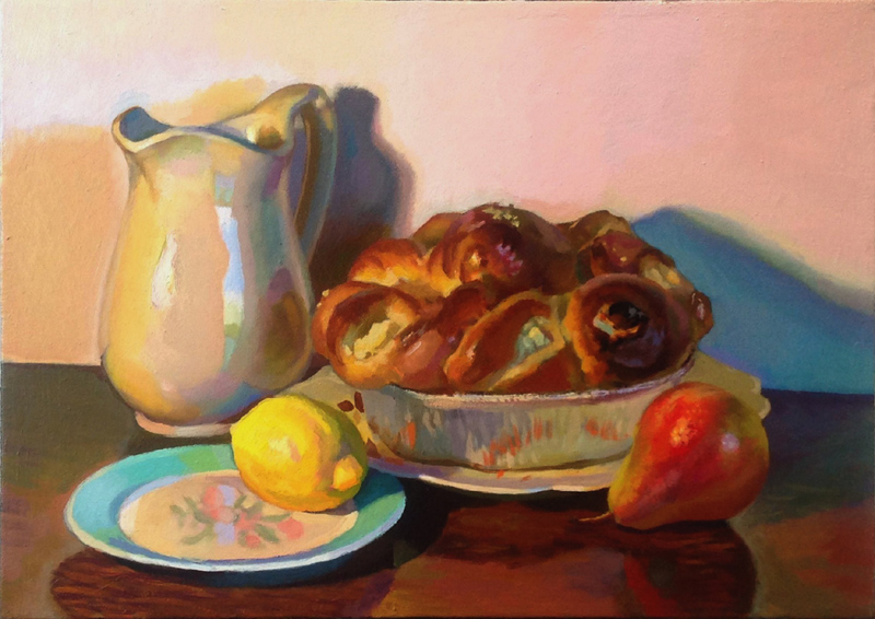 Babka and Pitcher 14x11 inches oil on linen 2013